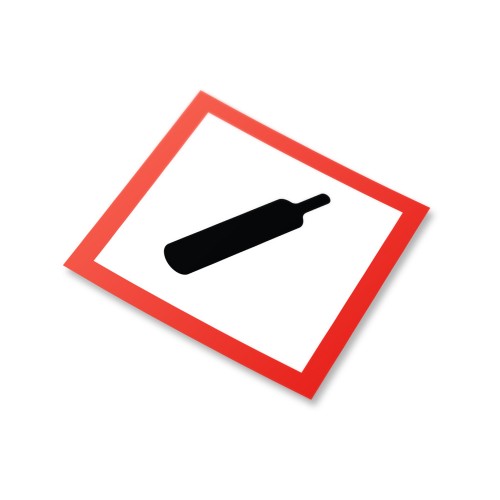 GHS Label Gas Cylinder